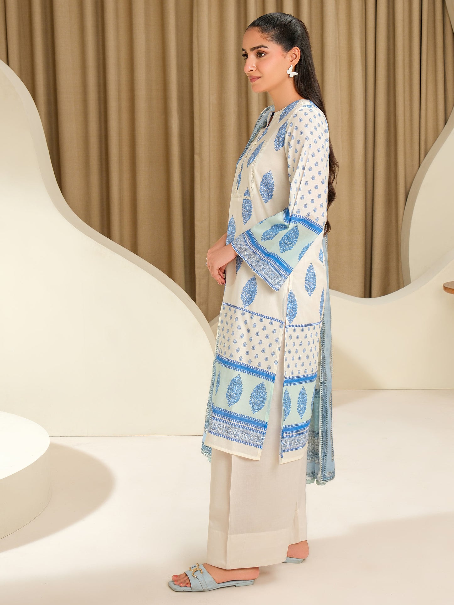 2 Piece Lawn Suit-Printed (Unstitched)