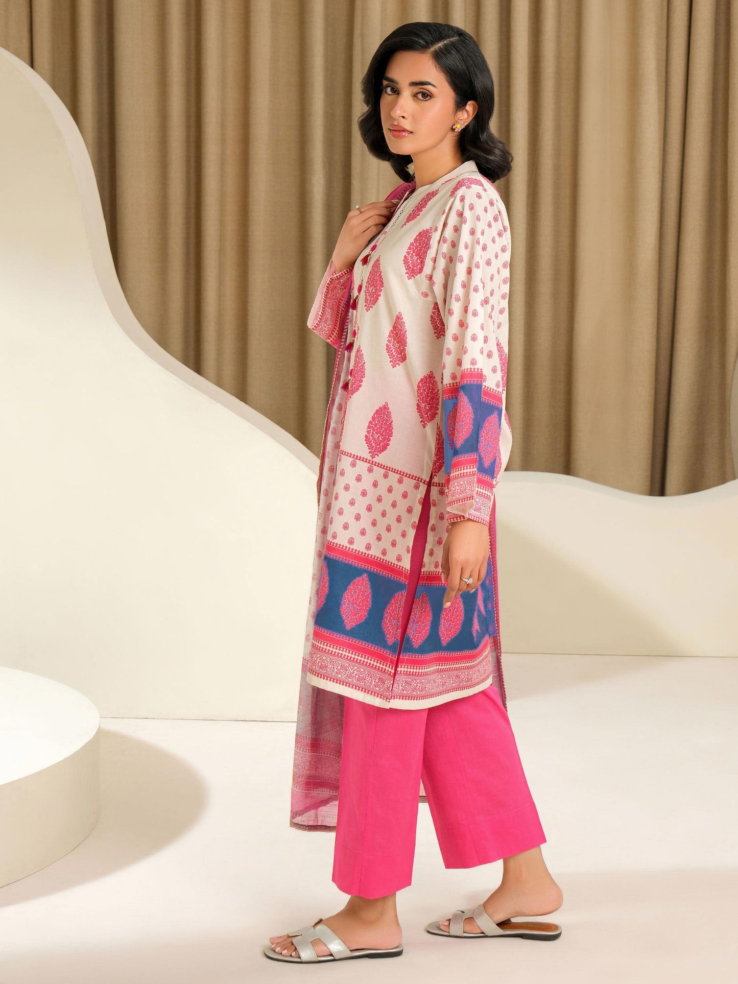 2 Piece Lawn Suit-Printed (Unstitched)
