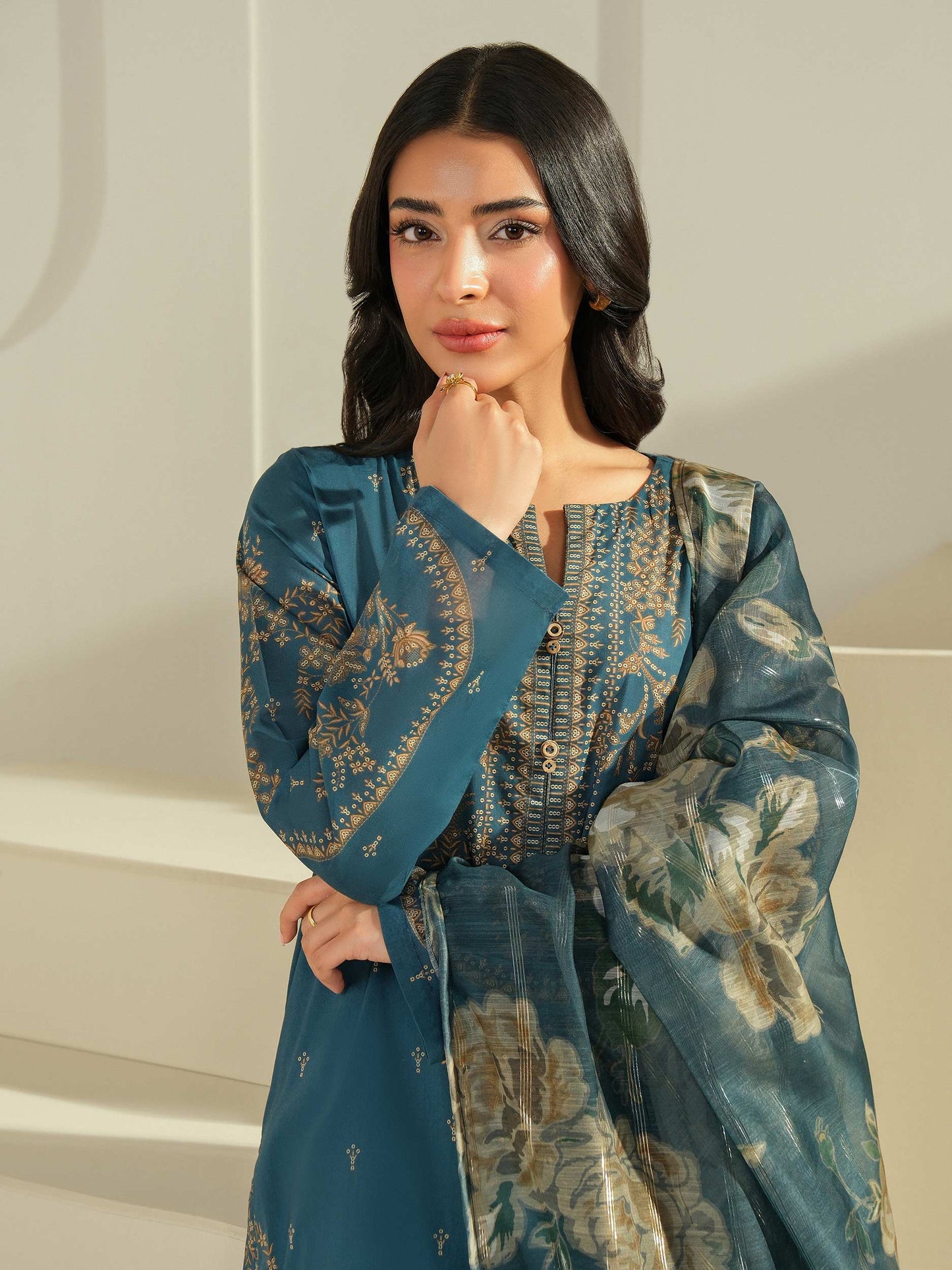 3 Piece Lawn Suit-Printed (Unstitched)