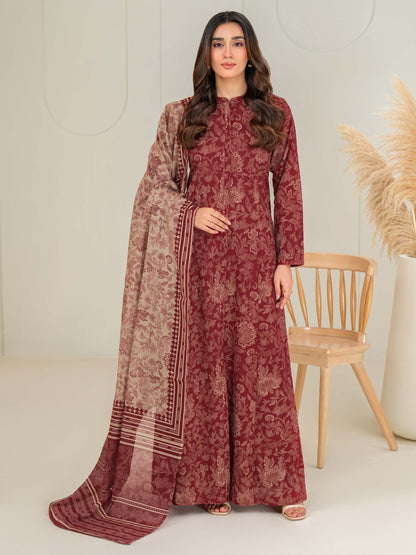 2 Piece Lawn Suit-Paste Print (Unstitched)