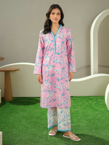 2 Piece Cambric Suit-Printed (Unstitched)