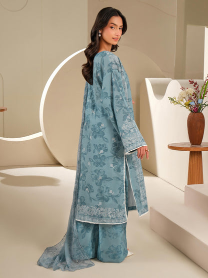 3 Piece Lawn Suit-Paste Print (Unstitched)