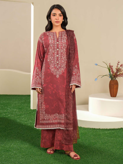 3 Piece Lawn Suit-Paste Print (Unstitched)