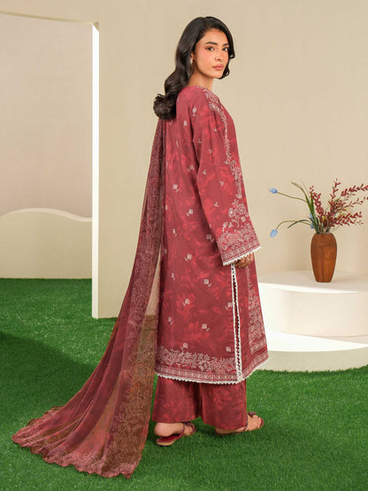 3 Piece Lawn Suit-Paste Print (Unstitched)