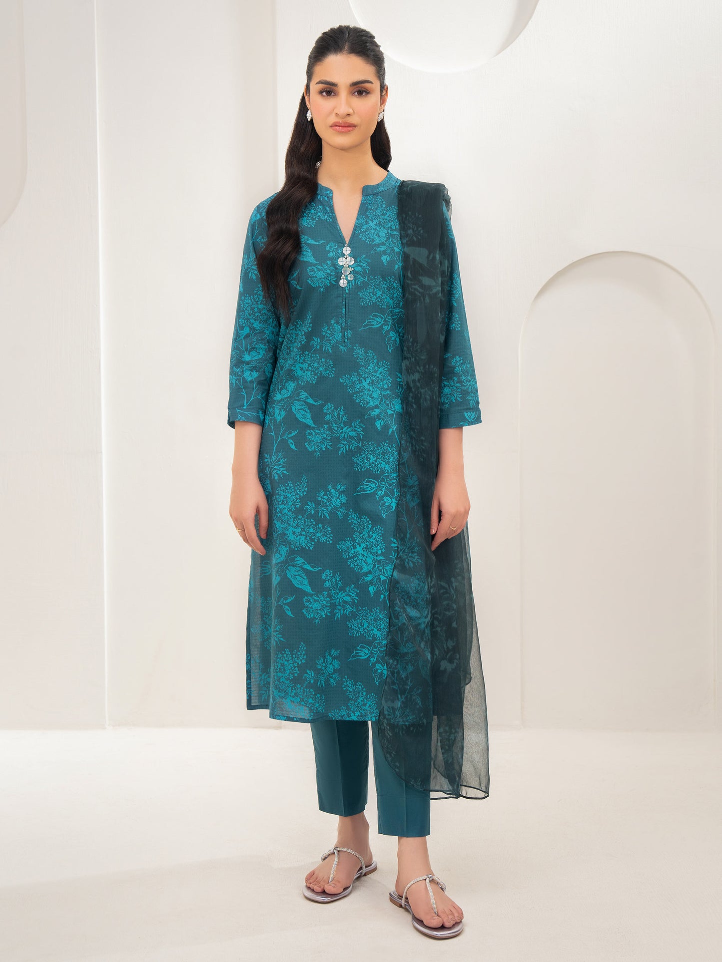 3 Piece Lawn Suit-Printed (Unstitched)