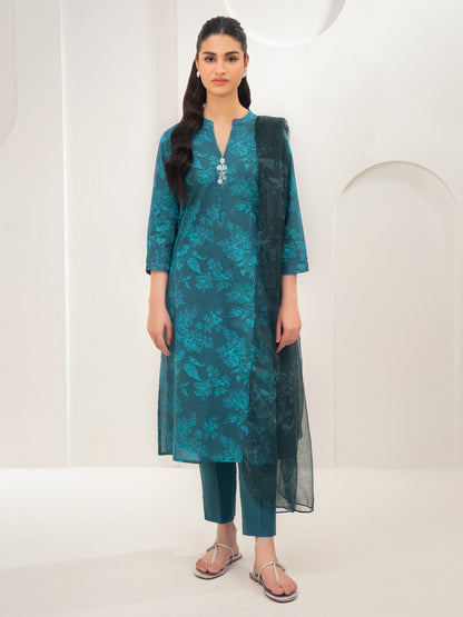 3 Piece Lawn Suit-Printed (Unstitched)