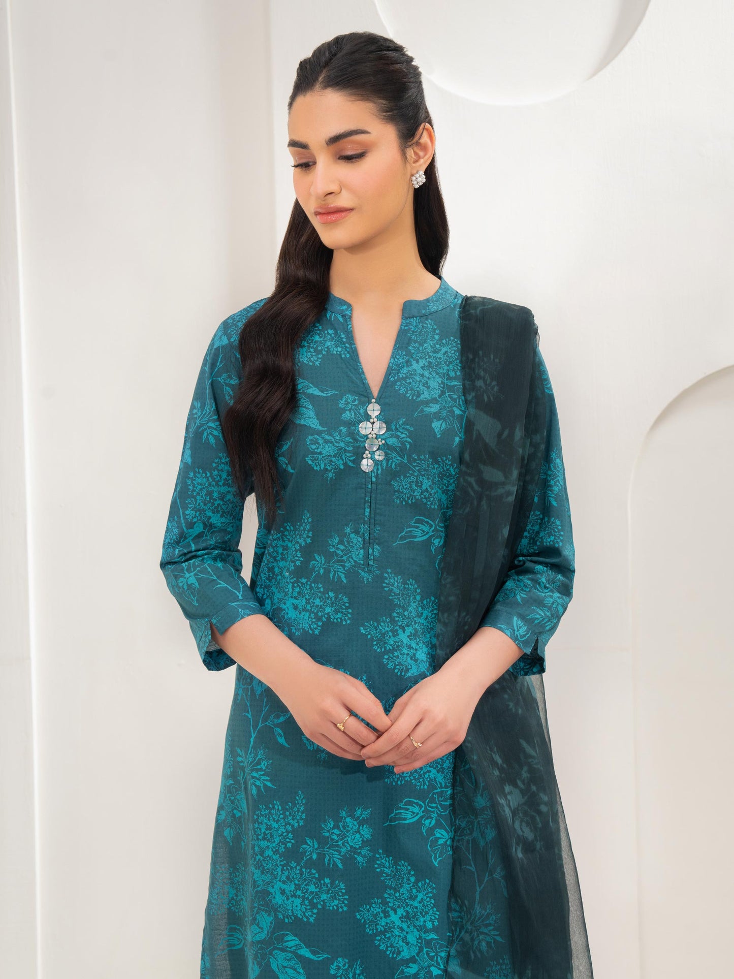 3 Piece Lawn Suit-Printed (Unstitched)