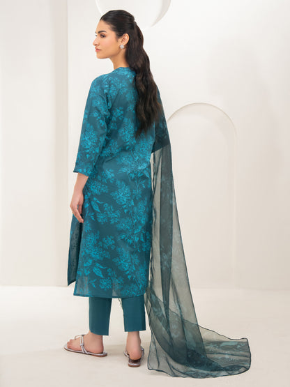 3 Piece Lawn Suit-Printed (Unstitched)