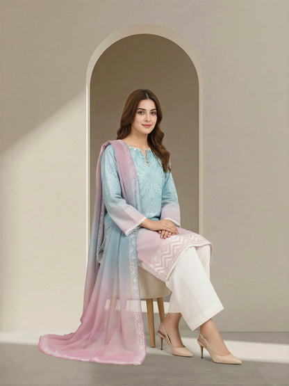 2 Piece Lawn Suit (Unstitched)