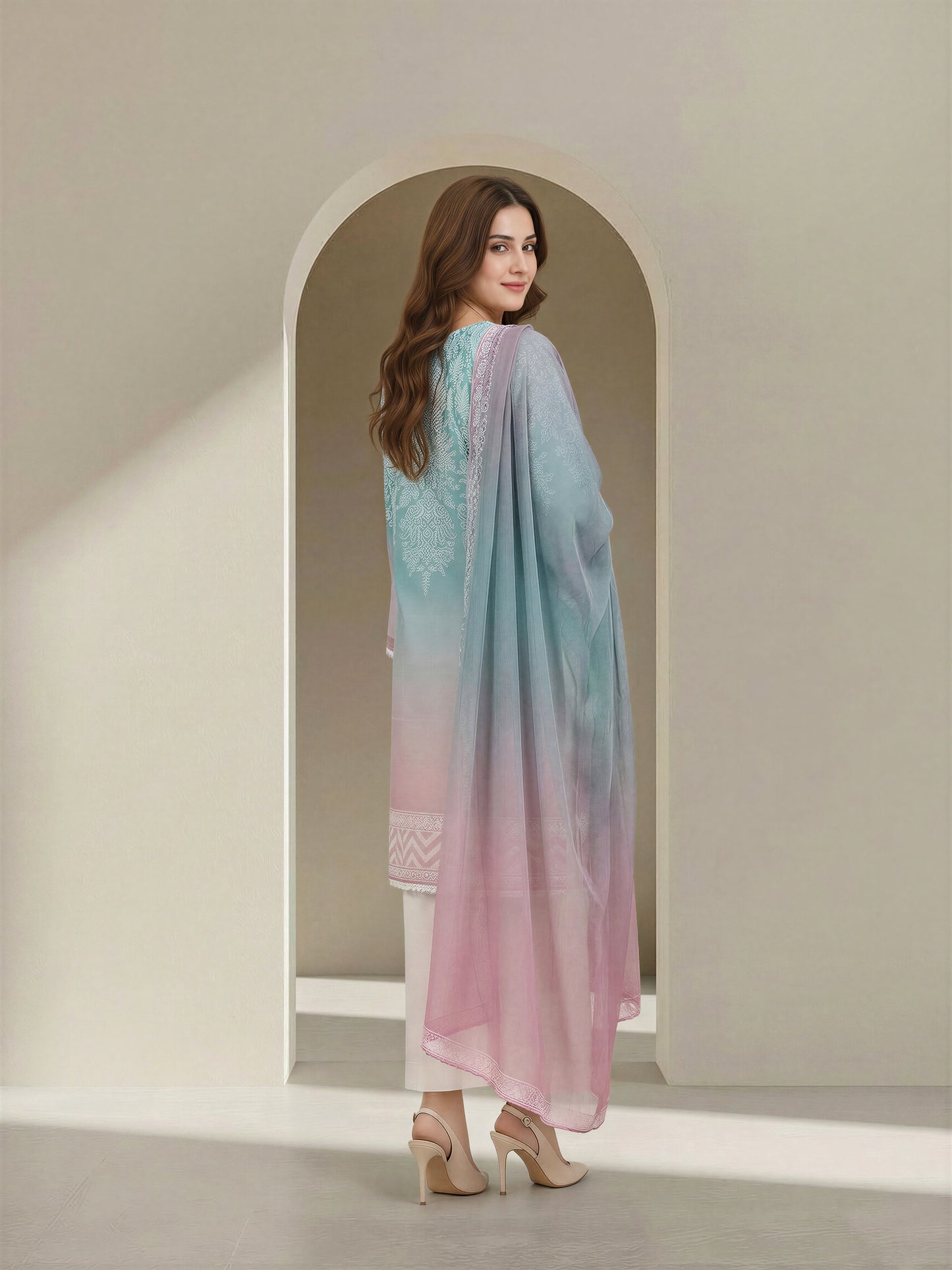 2 Piece Lawn Suit (Unstitched)