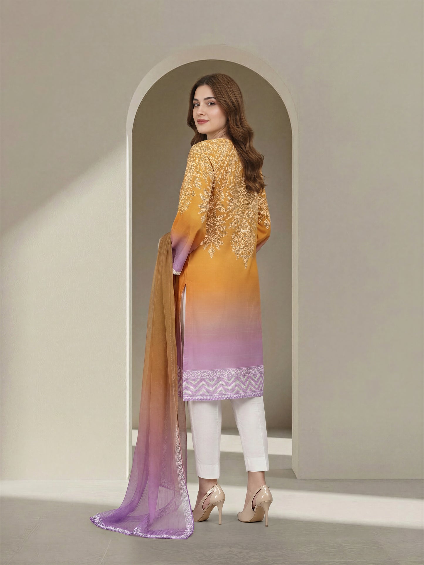 2 Piece Lawn Suit (Unstitched)