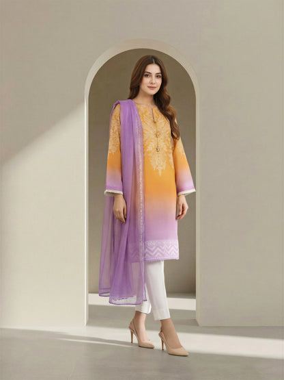 2 Piece Lawn Suit (Unstitched)