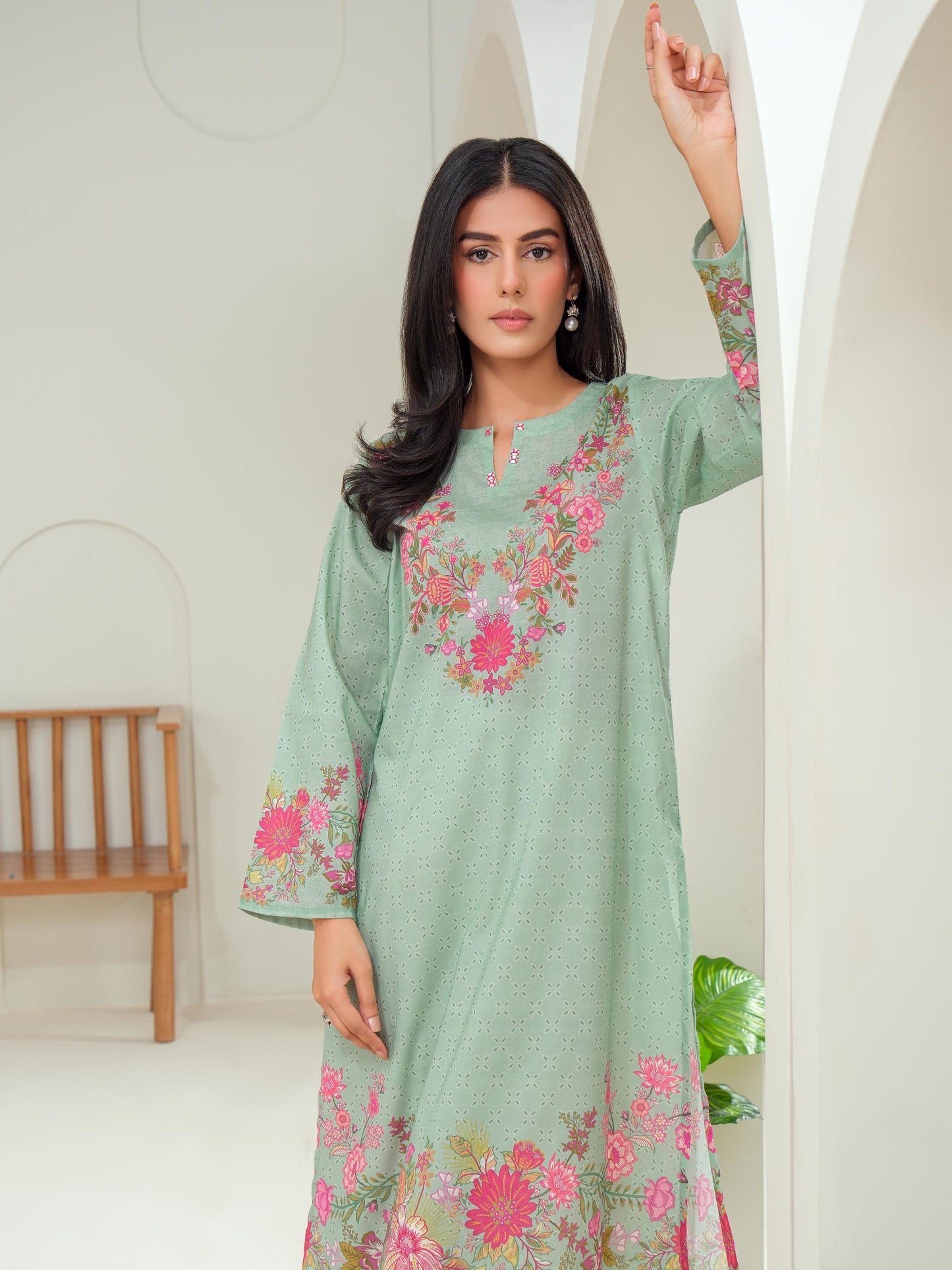 2 Piece Lawn Suit-Printed (Unstitched)