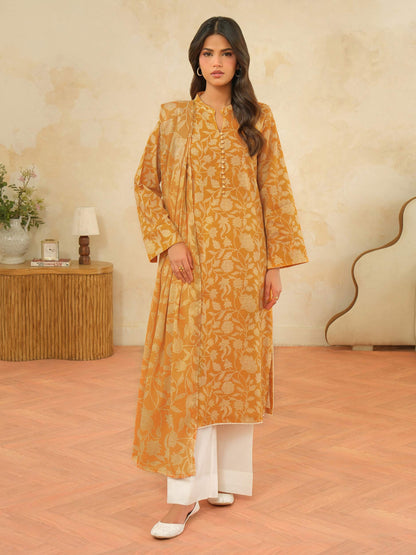 2 Piece Khaddar Suit-Printed (Unstitched)