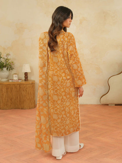 2 Piece Khaddar Suit-Printed (Unstitched)