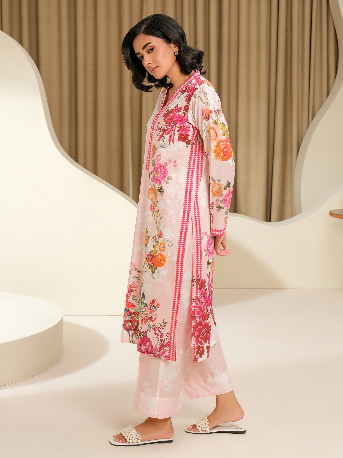 2 Piece Lawn Suit-Printed (Unstitched)