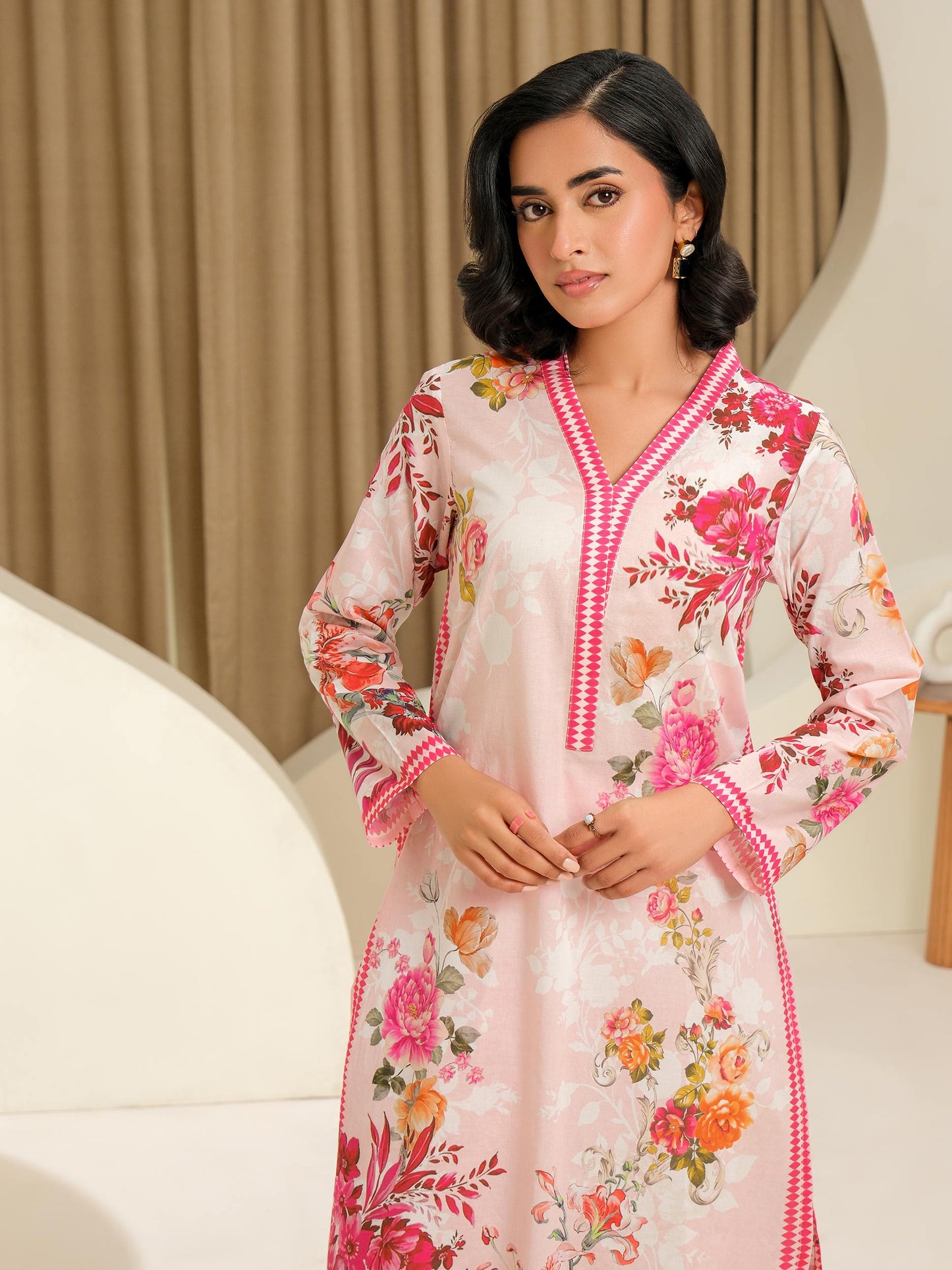 2 Piece Lawn Suit-Printed (Unstitched)