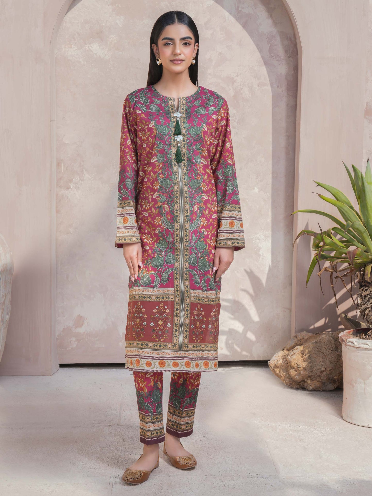 2 Piece Lawn Suit-Printed (Unstitched)