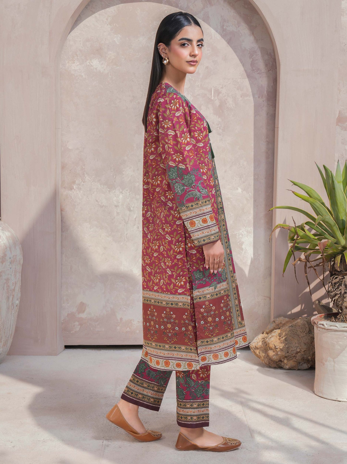 2 Piece Lawn Suit-Printed (Unstitched)