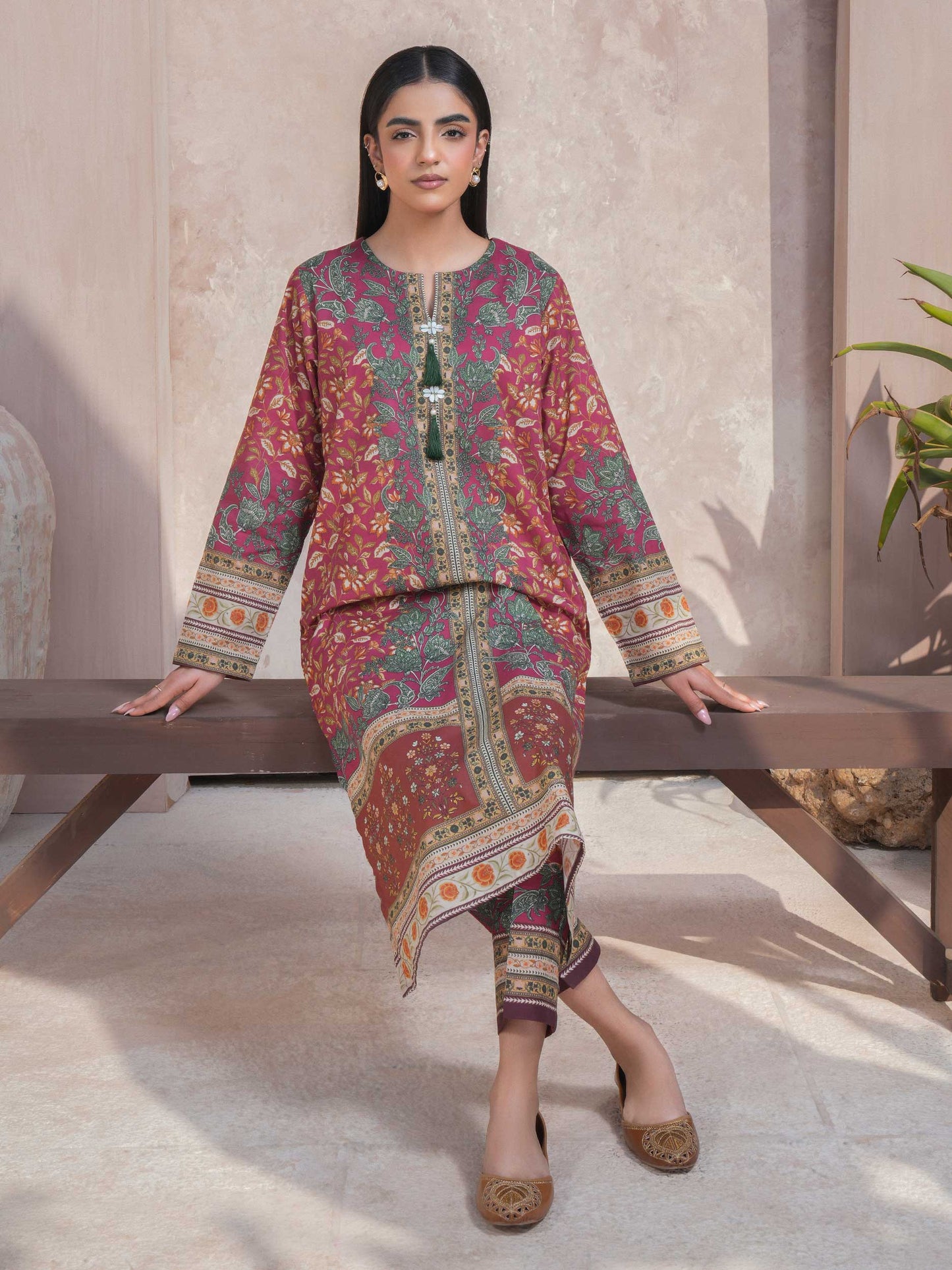 2 Piece Lawn Suit-Printed (Unstitched)