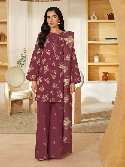 3 Piece Khaddar Suit-Printed (Unstitched)