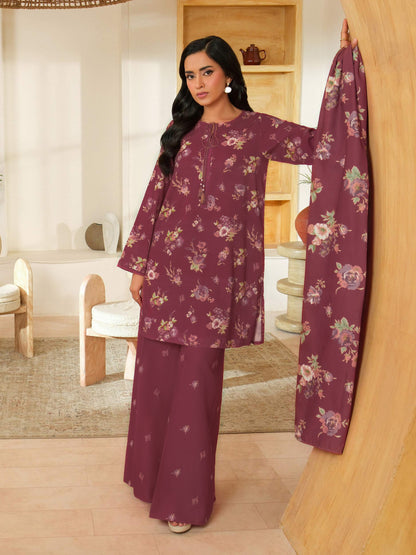 3 Piece Khaddar Suit-Printed (Unstitched)