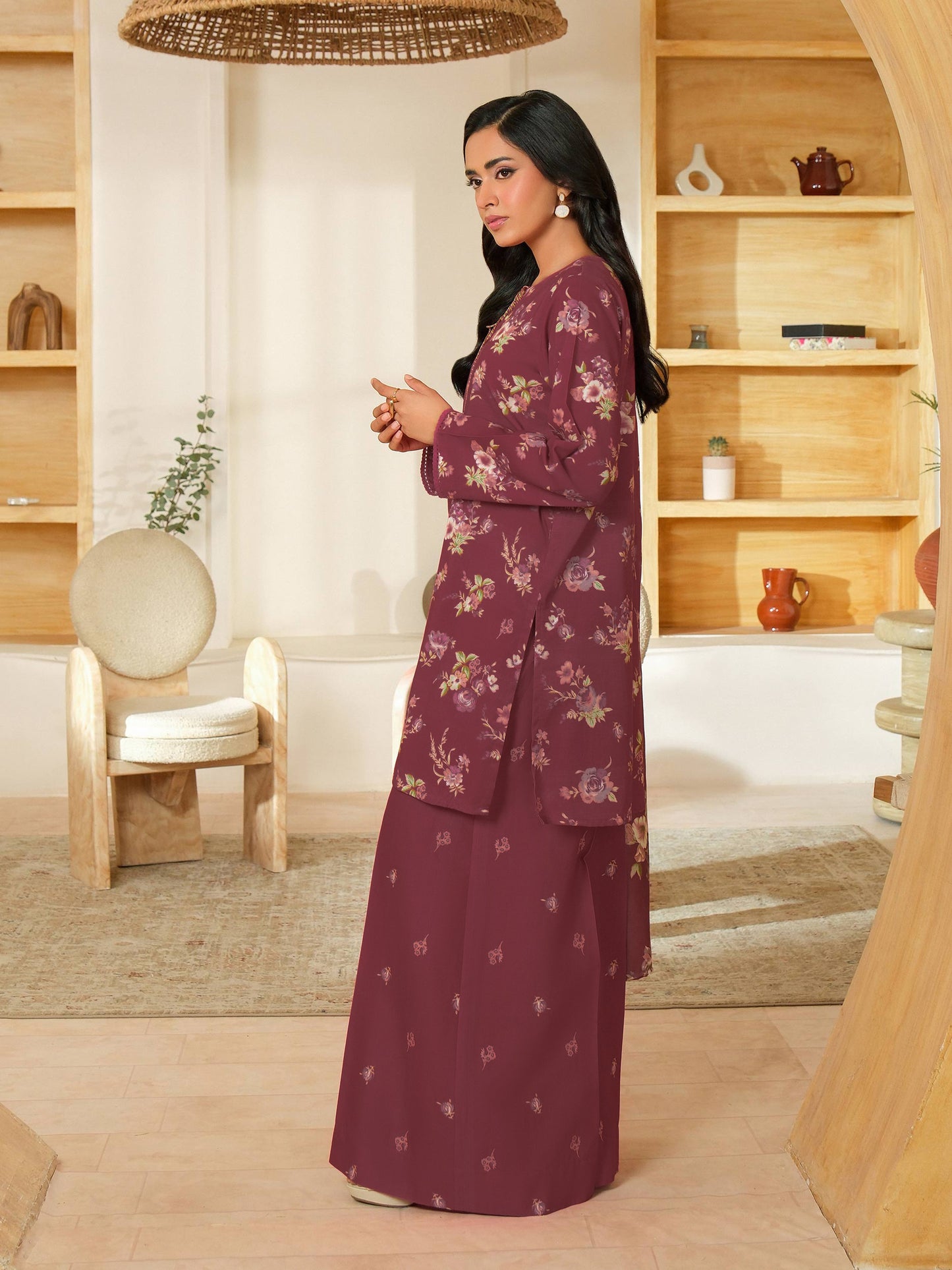 3 Piece Khaddar Suit-Printed (Unstitched)