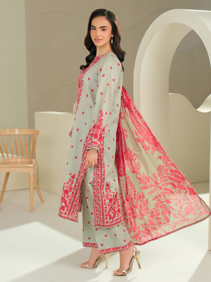 3 Piece Lawn Suit-Printed (Unstitched)