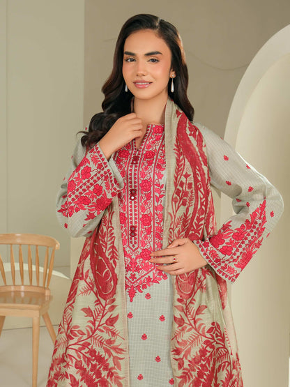 3 Piece Lawn Suit-Printed (Unstitched)