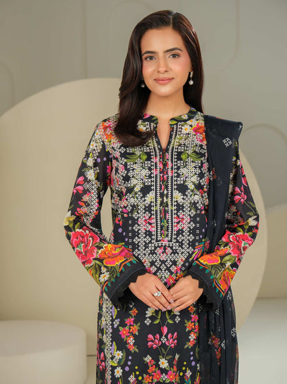3 Piece Lawn Suit-Printed (Unstitched)