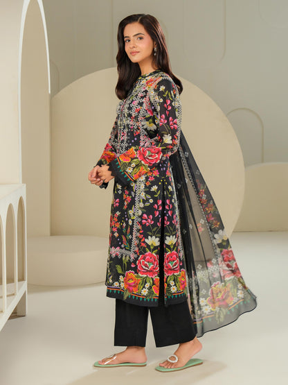 3 Piece Lawn Suit-Printed (Unstitched)