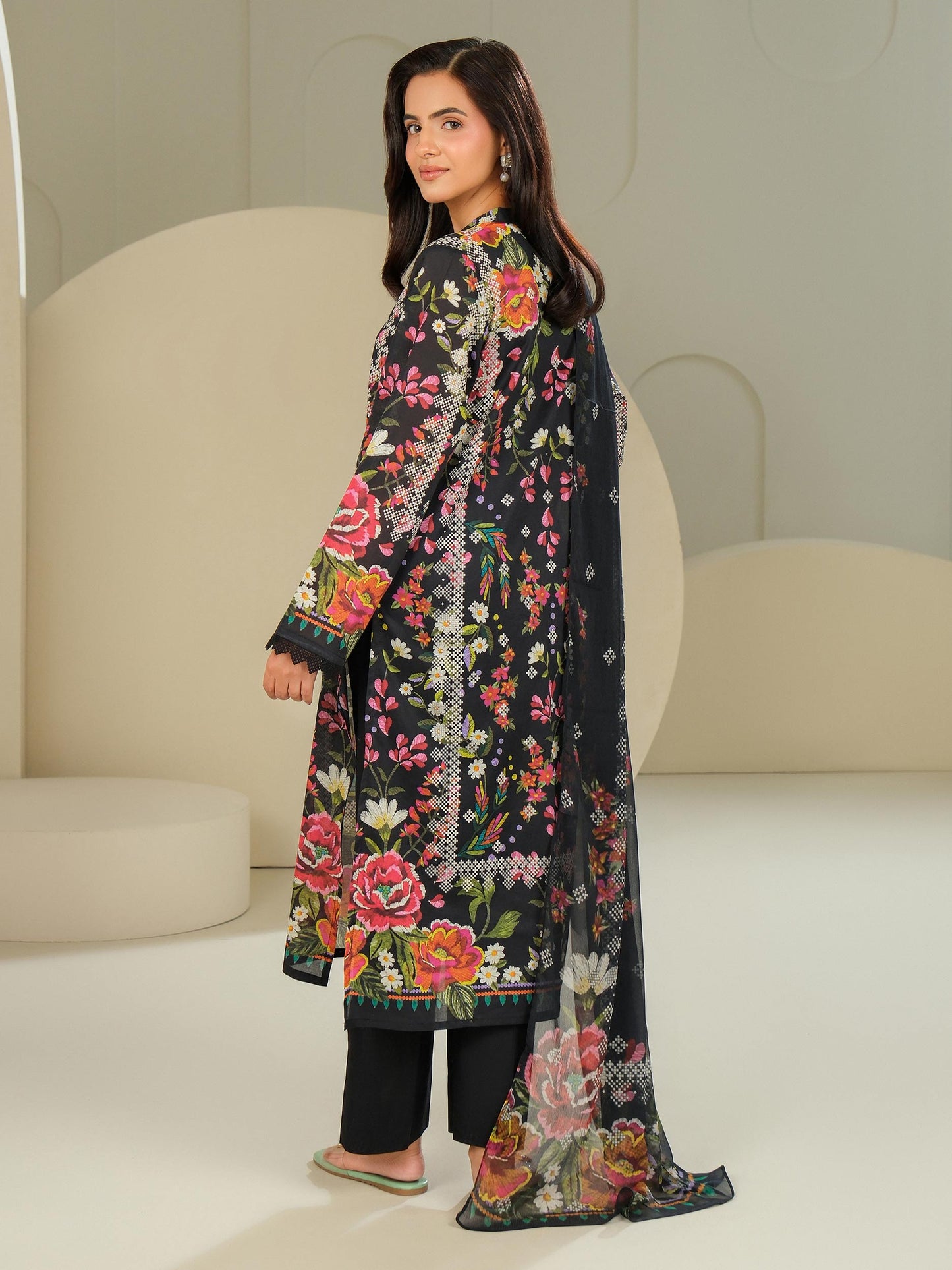 3 Piece Lawn Suit-Printed (Unstitched)