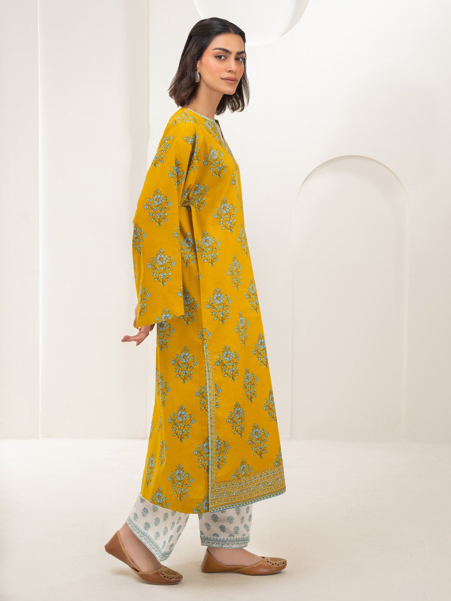 2 Piece Lawn Suit-Paste Print (Unstitched)