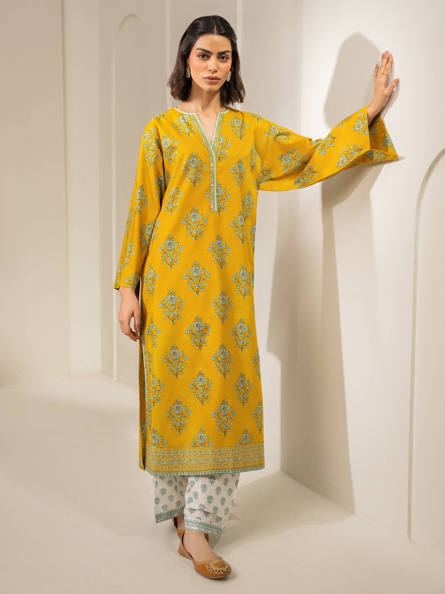 2 Piece Lawn Suit-Paste Print (Unstitched)