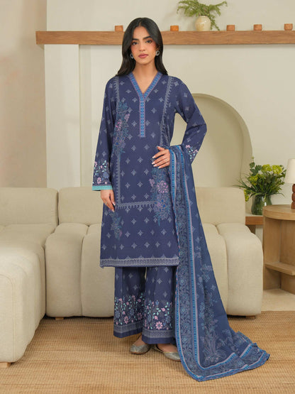 3 Piece Khaddar Suit-Printed (Unstitched)