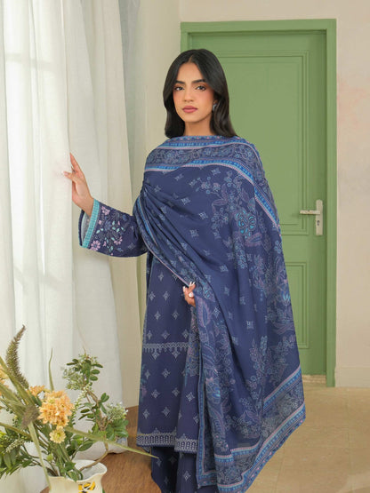 3 Piece Khaddar Suit-Printed (Unstitched)