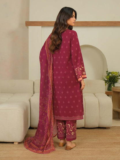 3 Piece Khaddar Suit-Printed (Unstitched)