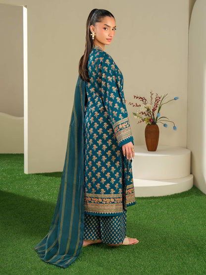 3 Piece Lawn Suit-Paste Print (Unstitched)