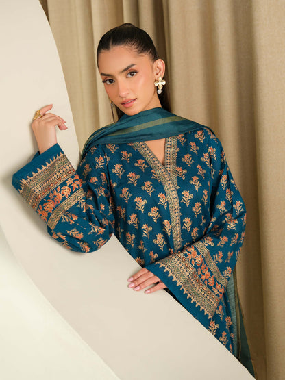 3 Piece Lawn Suit-Paste Print (Unstitched)