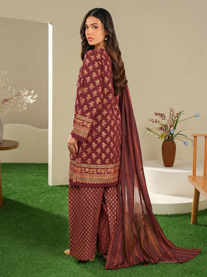 3 Piece Lawn Suit-Paste Print (Unstitched)
