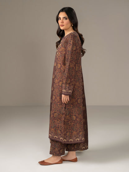 3 Piece Khaddar Suit-Printed (Unstitched)
