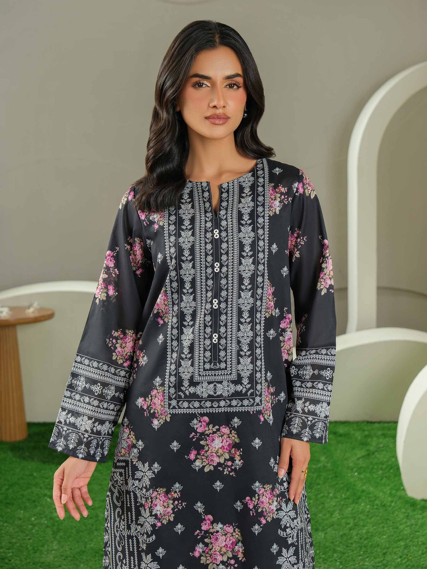 2 Piece Lawn Suit-Printed (Unstitched)