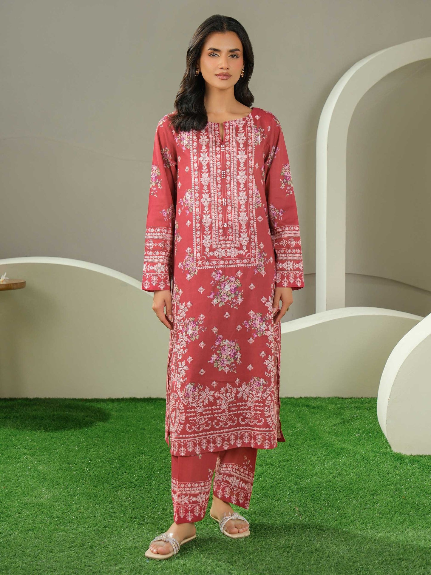 2 Piece Lawn Suit-Printed (Unstitched)