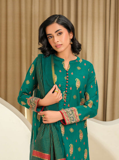 3 Piece Lawn Suit-Paste Print (Unstitched)