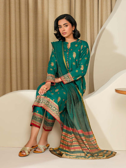 3 Piece Lawn Suit-Paste Print (Unstitched)