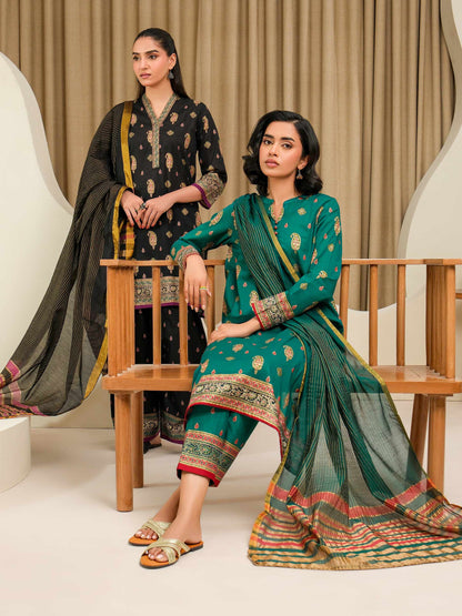 3 Piece Lawn Suit-Paste Print (Unstitched)