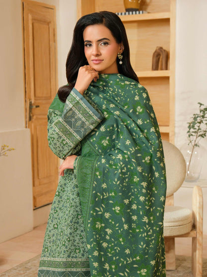 3 Piece Khaddar Suit-Printed (Unstitched)