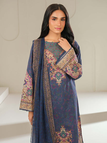 3 Piece Lawn Suit-Printed (Unstitched)