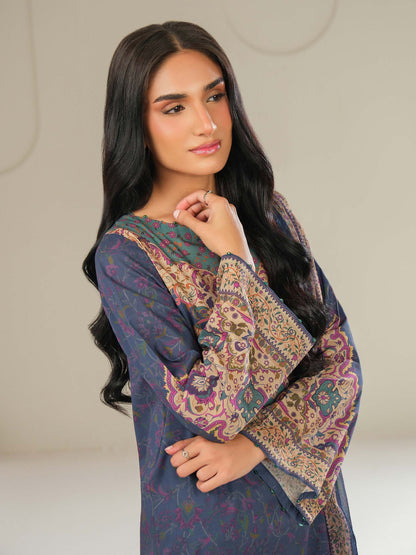 3 Piece Lawn Suit-Printed (Unstitched)