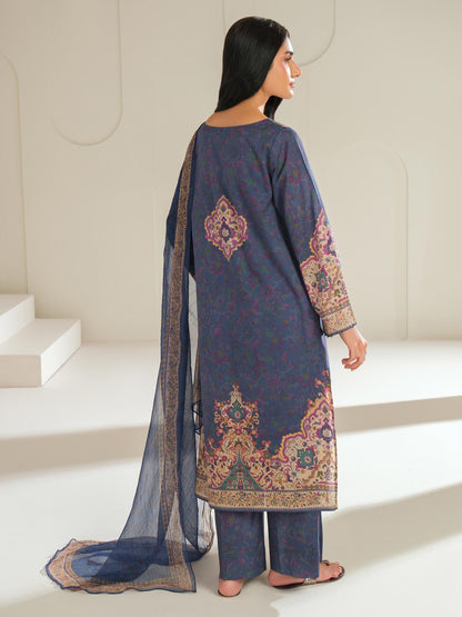 3 Piece Lawn Suit-Printed (Unstitched)